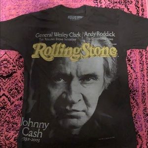 Johnny Cash Rolling Stone tee